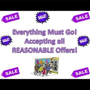 Everything must go!